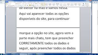 Certidão negativa eleitoral e quitação eleitoral [upl. by Iidnarb]