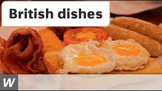 Typical British dishes  EnglischVideo für den Unterricht [upl. by Arakaj]