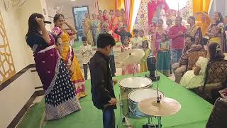 Sunday Vijayawada event  cherrydrums dappubeats drums vijayawada vlogs dance songs [upl. by Suaeddaht]