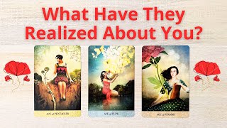 💋WHAT HAVE THEY REALIZED ABOUT YOU 😍 PICK A CARD 😘 LOVE TAROT READING 🌺 TWIN FLAMES 👫 SOULMATES [upl. by Betta]