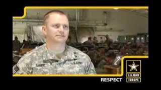 USAREUR Army Values SFC Shipp  Respect [upl. by Annagroeg]