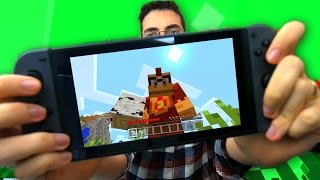 MINECRAFT NINTENDO SWITCH 03  SURVIVAL COM MAPA NORMAL E SKIN DONKEY KONG [upl. by Greenberg]