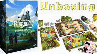 Unboxing Castles Of Burgundy Special Edition Gameplay Allin Sundrop Version  Playmat [upl. by Llorre58]