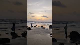 goa beach massage 😂 Ashvem beach ashwembeach goa near morjim [upl. by Lidstone]