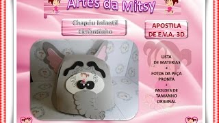 💗MY💗CHAPÉU INFANTIL ELEFANTE MOLDES ARTESANATO [upl. by Gert]