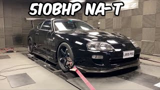 Whifbitz Supra NAT turbo kit 510BHP [upl. by Lenoj]