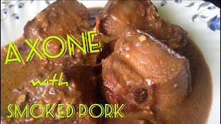 Smoked pork with axone recipe  Awoshi eno axone kulho  Naga Kitchen [upl. by Hgielsel]