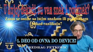 PREDRAG PETKOVIĆ U KOJOJ DEKADI JE VAŠ ZNAK I PODZNAK OD OVNA DO DEVICE 1 DEO [upl. by Cissy]