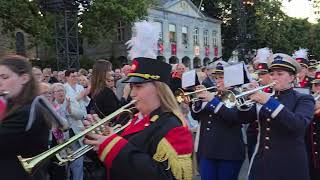 André Rieu Live 2024 8K  Hundreds of Brass Players Enter Vrijthof Square  4th July 2024 Maastricht [upl. by Erdnassac]