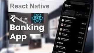 Bank App  React Native  RecyclerListView  ReAnimated [upl. by Koah]