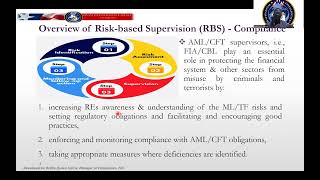 Basic AMLCFT RiskBased Compliance Monitoring amp Inspection Processes [upl. by Ecirbaf]