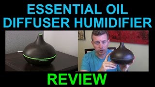 VicTsing Oil Diffuser Aromatherapy Humidifier for Essential Oils Ultrasonic Review [upl. by Wachtel113]