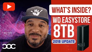 WD Easystore 8TB External Hard Drive Whats Inside Now 2018 UPDATE SHUCKED [upl. by Vilma]