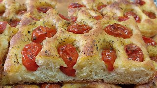 Focaccia pugliesebarese impasto con patate [upl. by Jaquiss922]