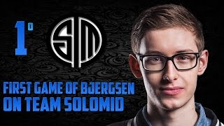 Bjergsens First Competitive Game on TSM [upl. by Mcripley311]