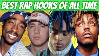 Top 100 BEST Rap Hooks of All Time 1990  2022 [upl. by Haimehen]