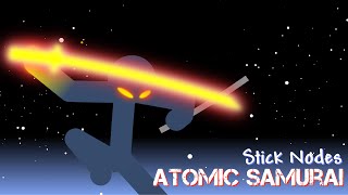 The Strongest Battlegrounds  Atomic Samurai Moveset  Stick Nodes Sunblitz Update [upl. by Alaekim521]