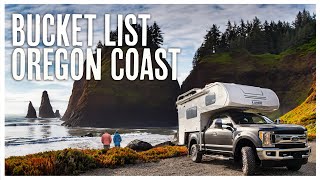 Truck Camping on the OREGON COAST in Our Lance 825 [upl. by Dyan]