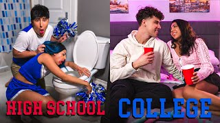 High School Parties vs College Parties My First Time [upl. by Margherita780]