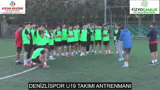 DENİZLİSPOR U19 TAKIMI ANTRENMANI 17 EKİM 2024 [upl. by Kingdon]