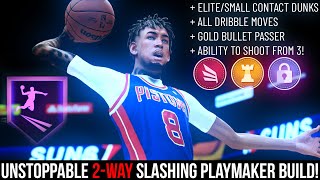 2WAY SLASHING PLAYMAKER BUILD WITH SHARP TAKEOVER NBA 2K22 NEXT GEN [upl. by Coral]