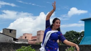 Mor Bhabonare  Dance  Rabindra Sangeet  Krittika Sen  Monsoon  Tagore Covers [upl. by Siclari]