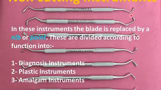 Lecture 2 DENTAL ROTARY AND HAND INSTRUMENTS [upl. by Mallissa]