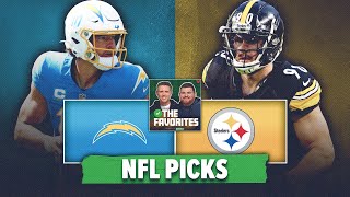 LA Chargers vs Pittsburgh Steelers BEST BETS NFL Picks amp Predictions  The Favorites Podcast [upl. by Chucho]