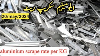 aluminum scrap rate per kg  today scrap rate [upl. by Ahsieki]