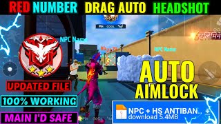 Npc Name Config Free Fire  FF Drag Auto Headshot Npc Name Config File  FF Headshot Config File [upl. by Dulcle]