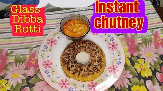 Dibba Rotti Making  Glass Dibbarotti  Easy Breakfast Recipie  Vantalakka Recipies Telugu [upl. by Suedaht]