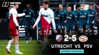 Highlights FC Utrecht VS PSV Eindhoven 25 Extended football [upl. by Lerat]