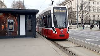 Straßenbahn Linie 71 Burgring in Wien [upl. by Raybin]