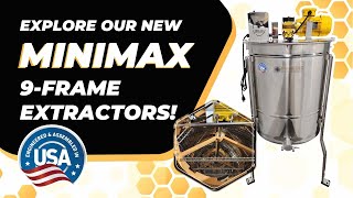 Our Latest MiniMax Honey Extractor Features  HillCo LLC [upl. by Imhsar]