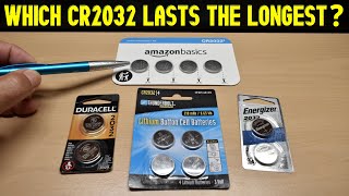 Can Amazon Basics CR2032 Battery Beat Energizer or Duracell I Have The Answer [upl. by Nonnag]