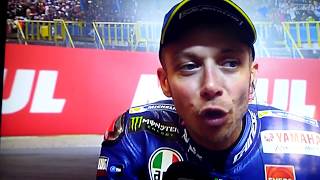 Intervista Valentino Rossi Assen 2017 115 vittorie e 10 ad Assen Se la prende anche con Zarco [upl. by Eenej]