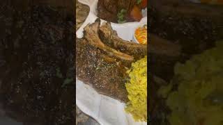 OVEN BAKED JERKED RIBSFRIED PORK MEAL IDEAS food shorts cooking yummy [upl. by Auliffe]