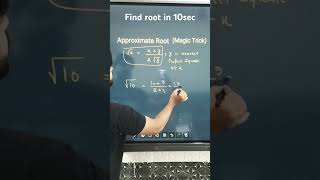 10Second Root Finder Unbelievable Math Hackquot mathsmagictricks shortvideo viralshorts coolmath [upl. by Atikahc]