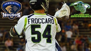 Charlotte Hounds vs Chesapeake Bayhawks 2018 MLL Lacrosse Highlights [upl. by Adnala]