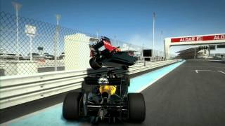 F1 2012 crashes compilation  50 smashes in F1 2012 [upl. by Tnayrb]