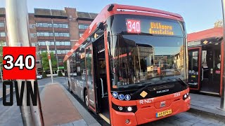 Connexxion Lijn 340 Haarlem Station NS  Uithoorn Busstation [upl. by Tupler]