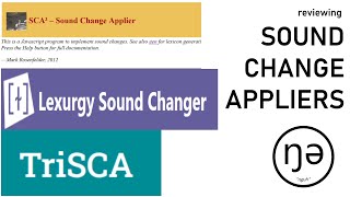 Reviewing 3 Sound Change Appliers for Conlang Phonological Evolution [upl. by Crawford]