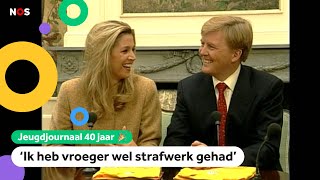 Zeldzaam Jeugdjournaalinterview met WillemAlexander en Máxima uit 2002 [upl. by Toddy]