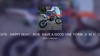 D M C BEATS HAPPY BDAY ROB HAVE A GOOD ONE FORM D M C CREATIONS [upl. by Narod77]