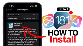 How To install iOS 181 Beta 1 and Device Support [upl. by Bob]