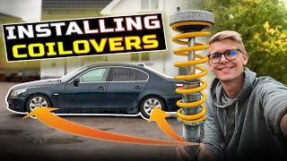 Fastest Way To Install Coilovers BMW E60 DailyDrifter Ep 2 [upl. by Hekking]