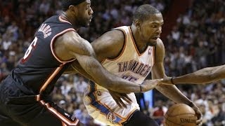 KEVIN DURANT AND LEBRON JAMES GO TO BATTLE [upl. by Heloise155]