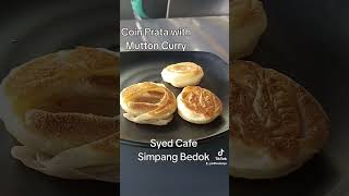 Tasting Coin Prata with Mutton Curry at Syed Cafe Simpang Bedok 🥘🍛 [upl. by Araem624]