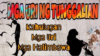 TUNGGALIANBIDYONG PANTURO MGA URI NG TUNGGALIANREBYUWER Halimbawa [upl. by Asyl838]