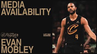 Evan Mobley  Cavs at Celtics Post Game 1  572024 [upl. by Yxel]